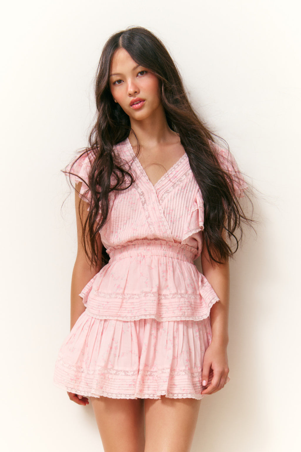 love shack fancy gwen mini dress Gwen Luna Rosa Fleur Dress