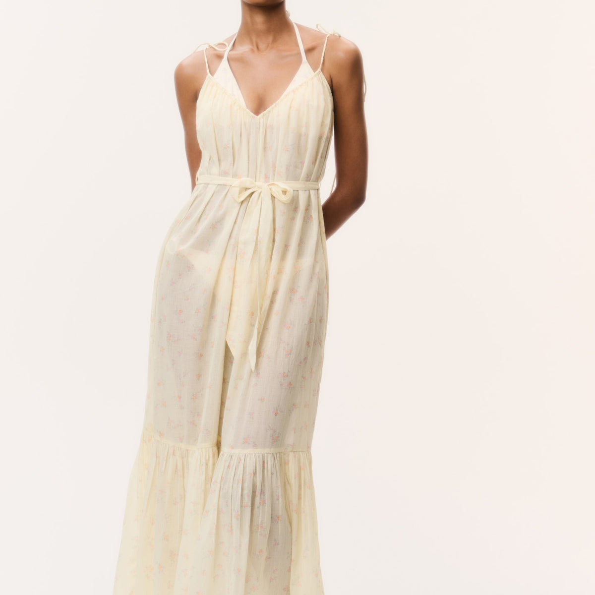 Floral Tiered Ruffle Maxi Sundress | LoveShackFancy
