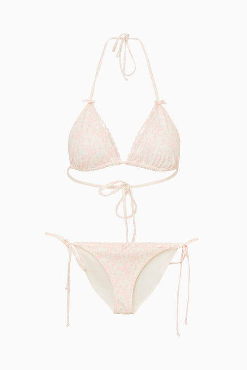 Harbor Chantilly Lace-Trimmed Bikini