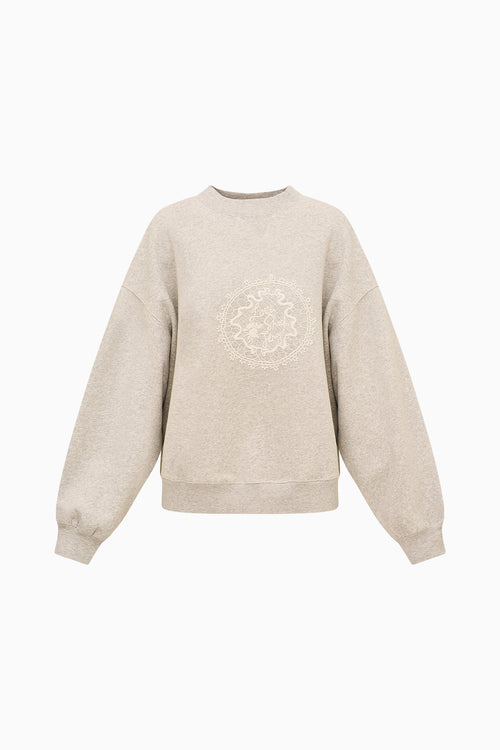 Havenleigh Lace Logo Crewneck Sweatshirt