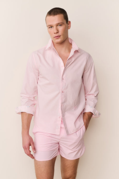 MR FANCY Hudley Pink Unisex Shirt