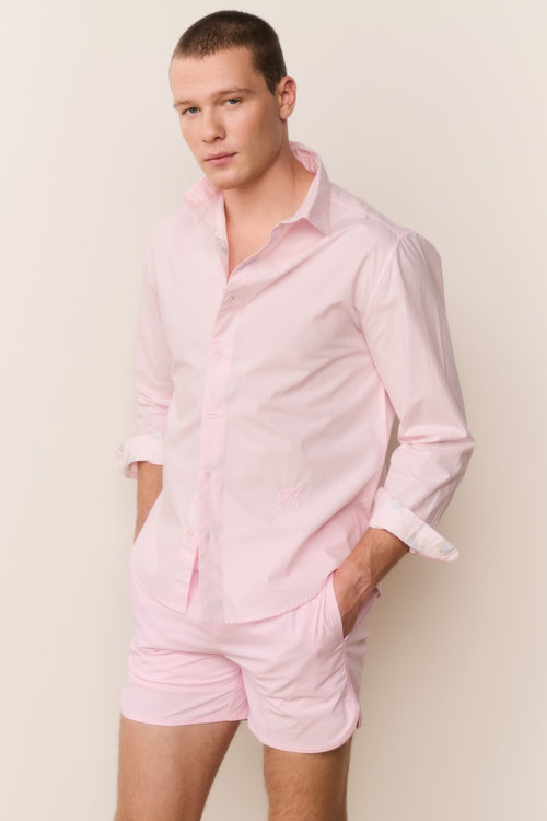 MR FANCY Hudley Pink Unisex Shirt