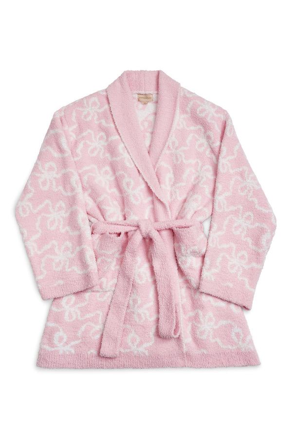 Indie Teddy Bath Robe - PASTRY PINK