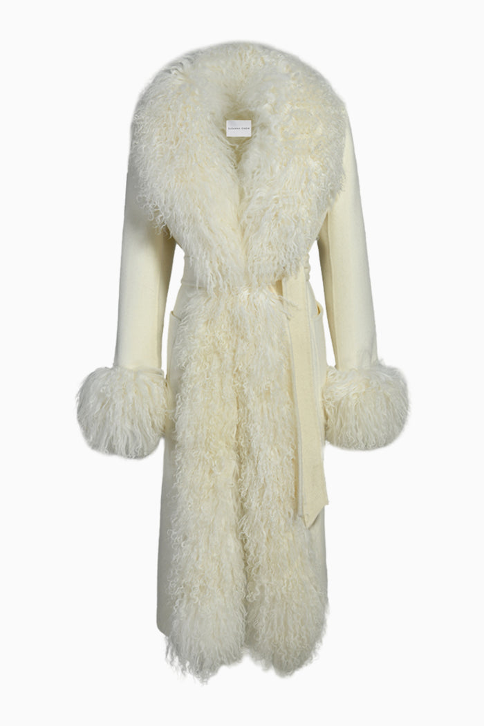 Susanna Chow Inez Cashmere Shearling Coat