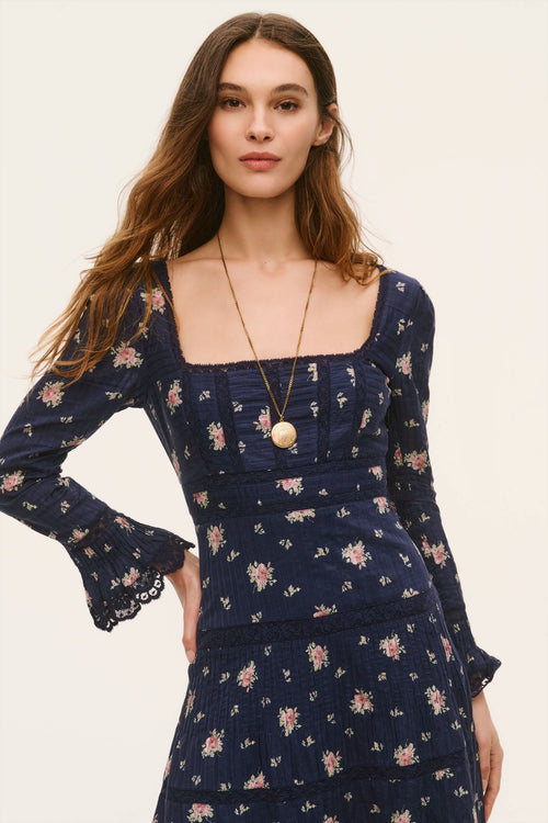 Ivelle Floral Cotton Maxi Dress