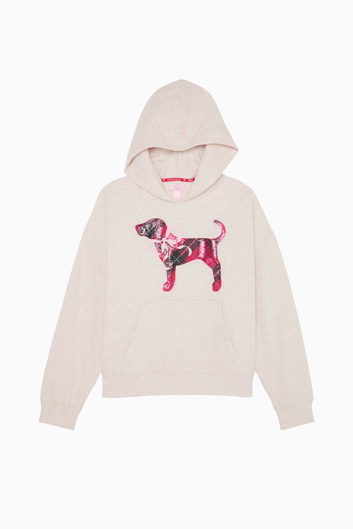 Pinklove様 PINK x LoveShackFancy Ivy Fleece Hoodie