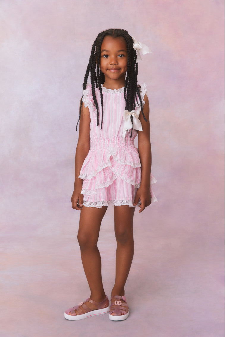 Janelly Cotton Stripe Dress Captiva