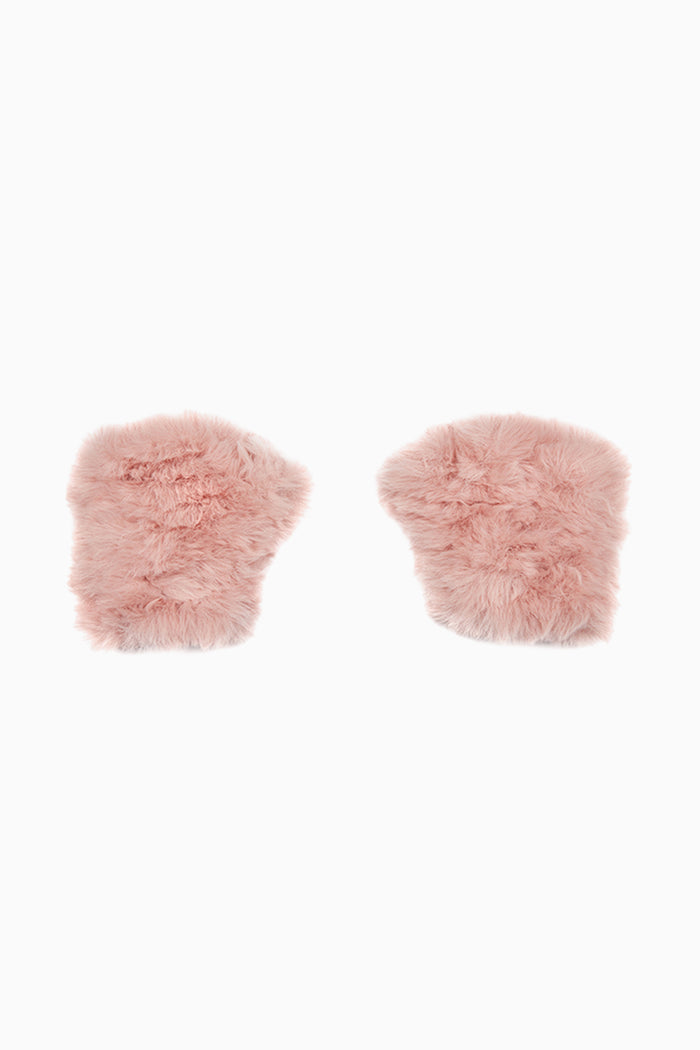 Jocelyn Faux Fur Fingerless Mittens