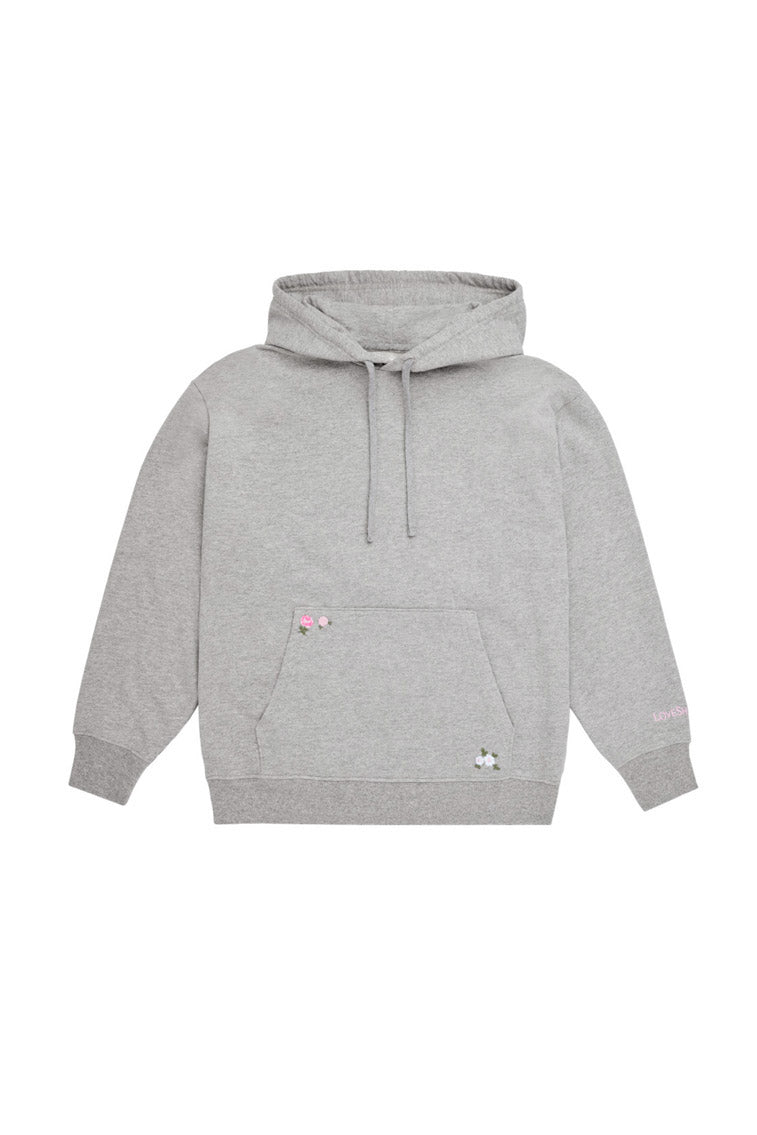 Cozy colored hoodie with drawstring