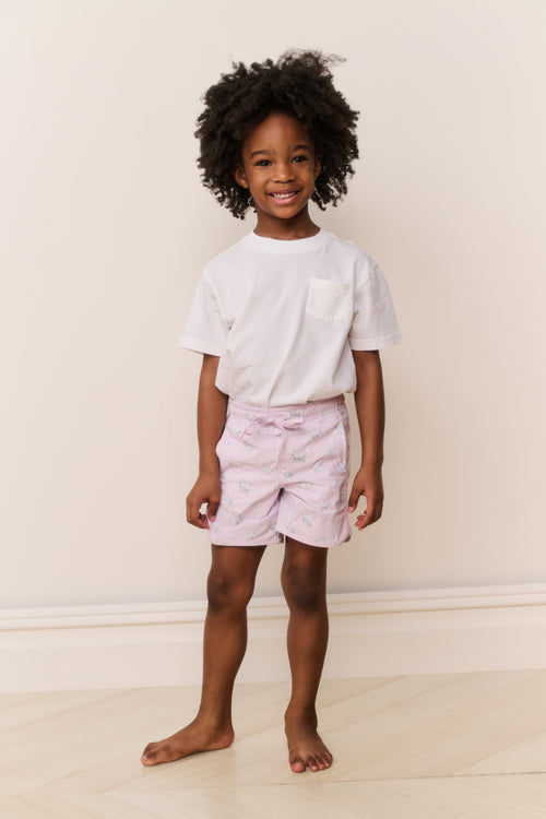 Boys Floral Swim Shorts