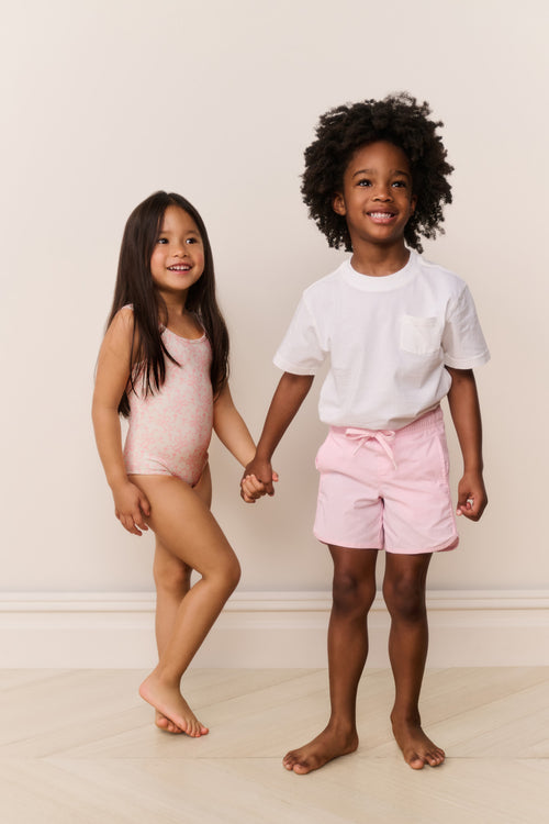 Boys Pink Swim Shorts