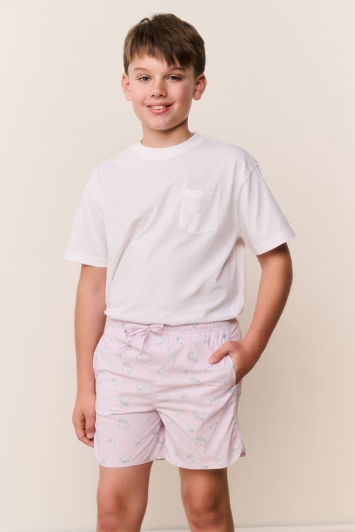 Boys Floral Swim Shorts