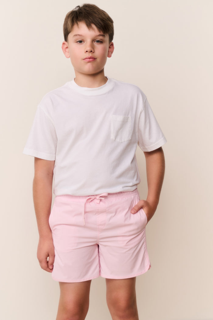 Boys Pink Swim Shorts