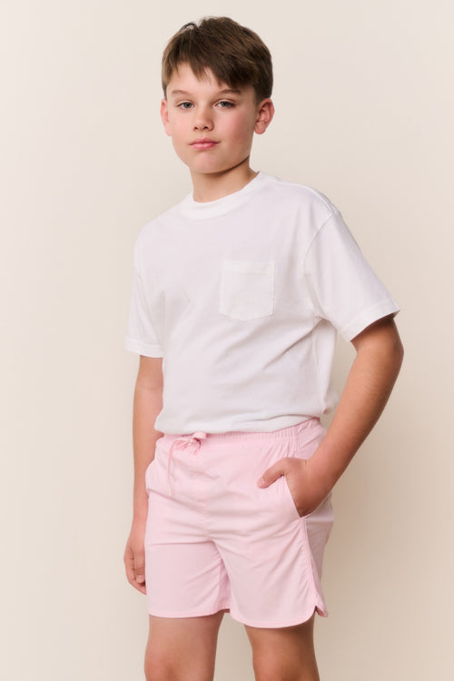 Boys Pink Swim Shorts