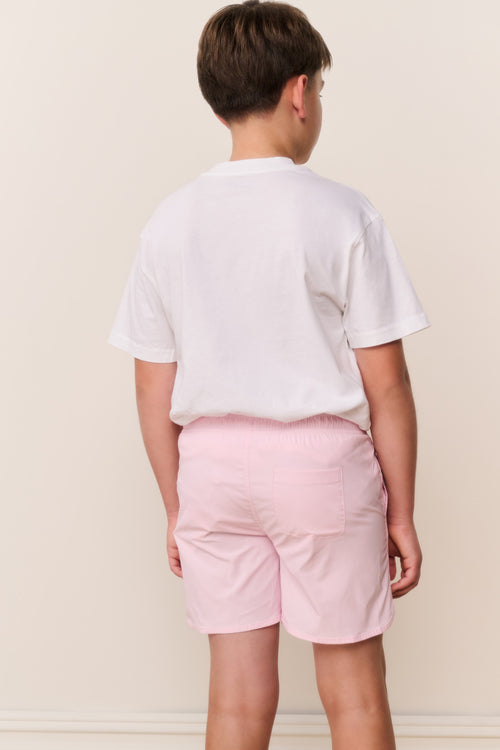 Boys Pink Swim Shorts
