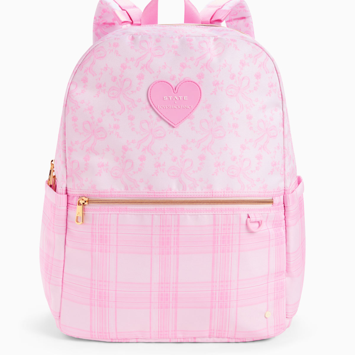 STATE x LoveShackFancy Mixed Print Kane Double Pocket Backpack