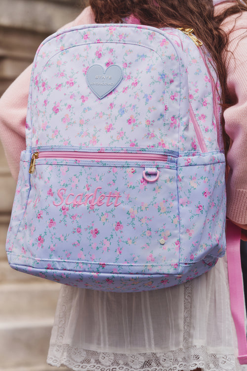 STATE x LoveShackFancy Floral Kane Double Pocket Backpack
