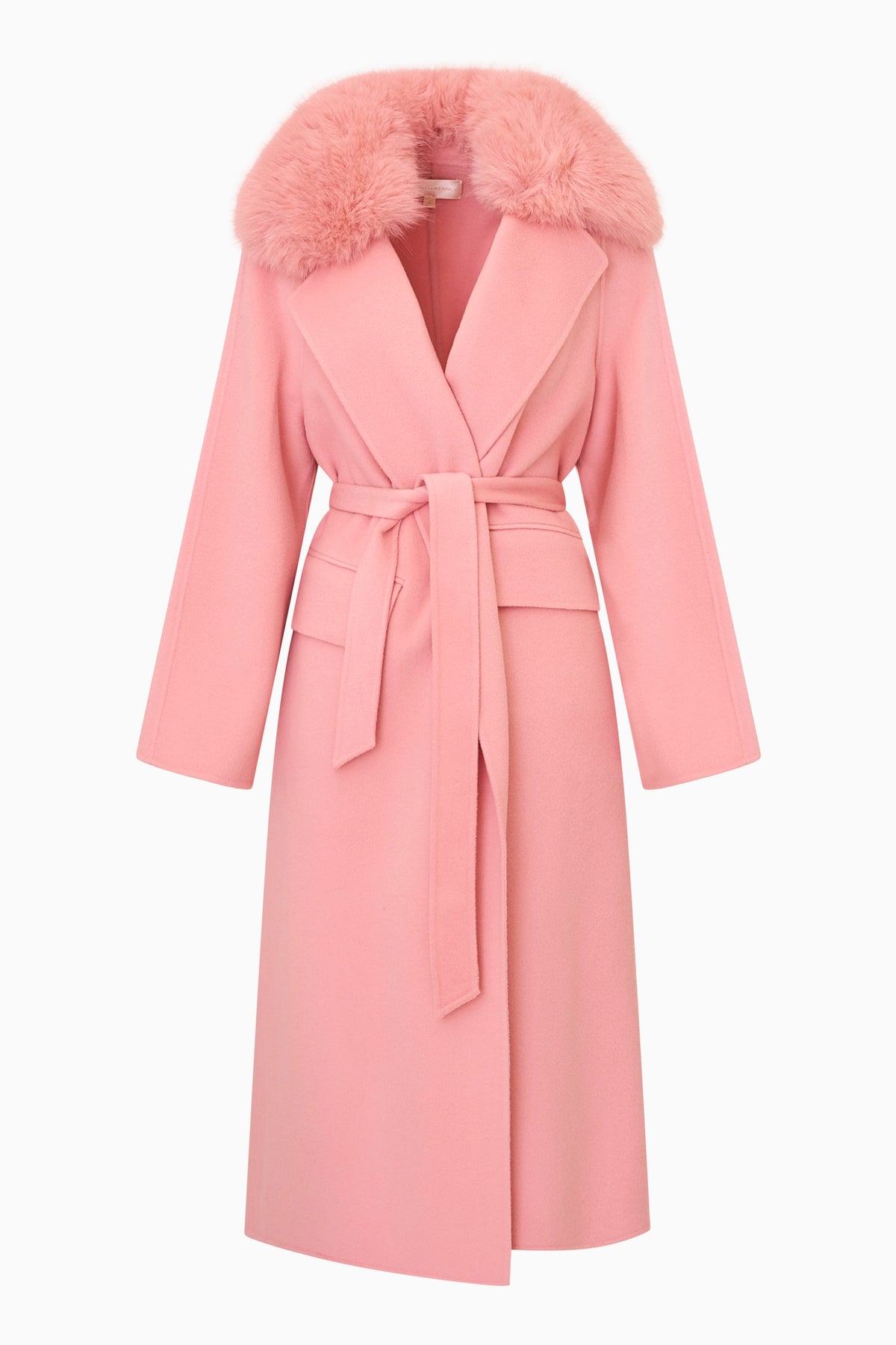 Katniss Faux Fur Collar Wool Coat