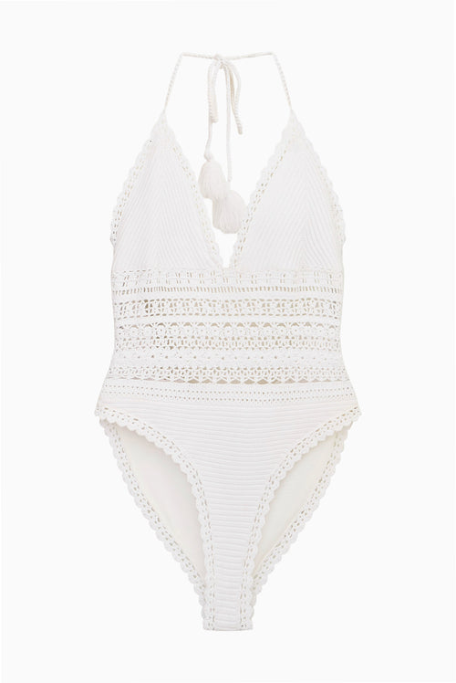 Kelle Crochet One-Piece Swimsuit