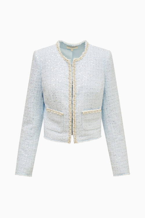 Kelli Sequin Tweed Jacket
