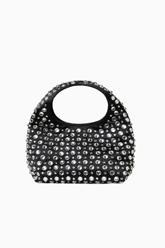 Loeffler Randall Kenzie Mini Black Bucket Clutch