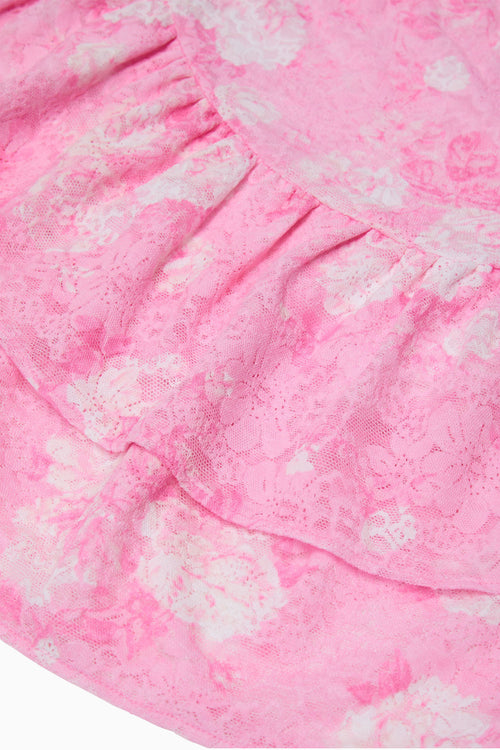 pink x loveshackfancy strapless lace mini dress PINK x LoveShackFancy Strapless Lace Mini Dress