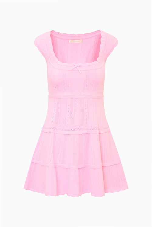 Laighton Stretch Pointelle Mini Dress