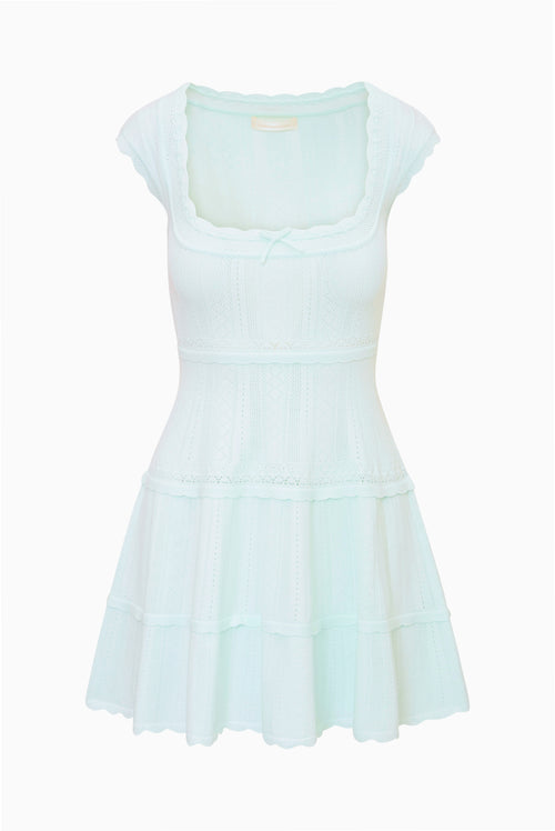Laighton Stretch Pointelle Mini Dress
