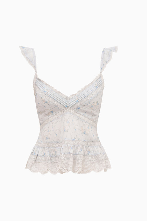 Lainie Floral Cotton Top