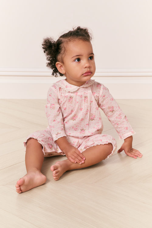 Baby Lany Cotton Floral Onesie