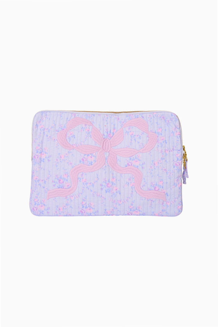 Quilted Cotton Laptop Case