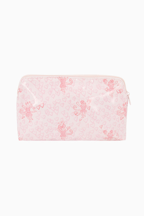 LoveShackFancy x Roller Rabbit Cupid's Kiss Large Makeup Bag