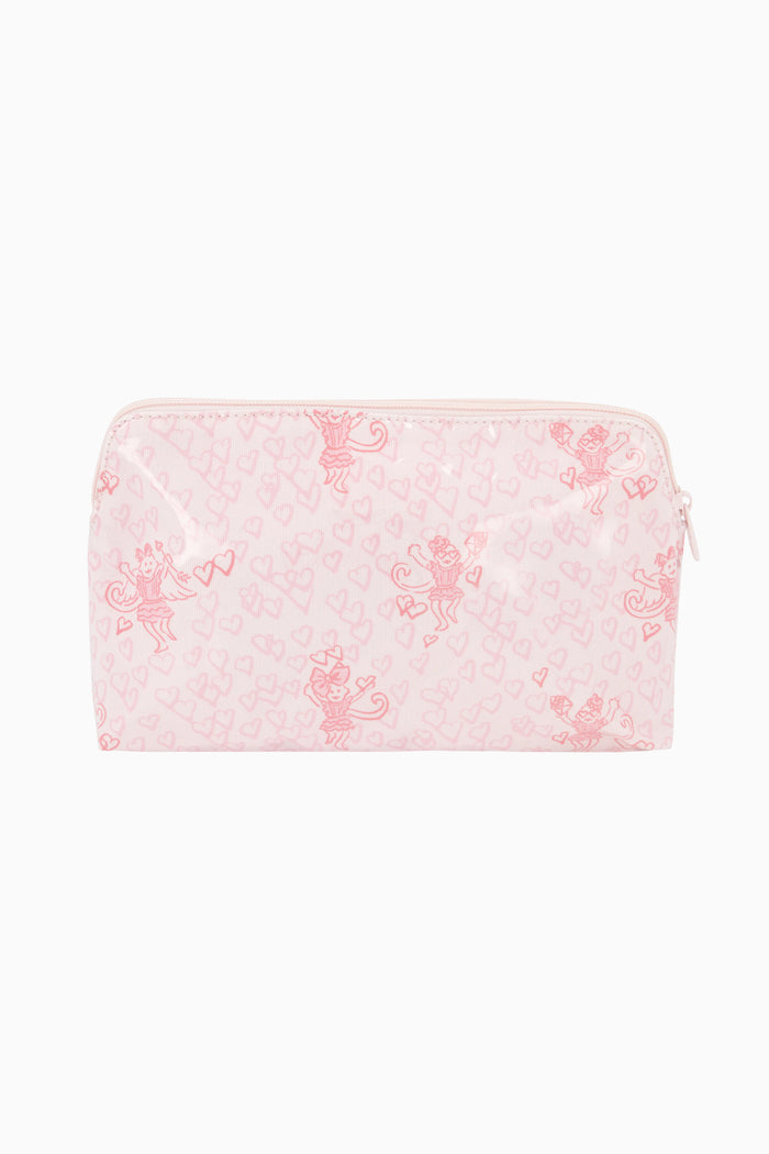LoveShackFancy x Roller Rabbit Cupid's Kiss Large Makeup Bag