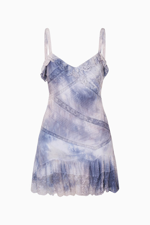 Lavine Hand-Dyed Cotton Mini Dress