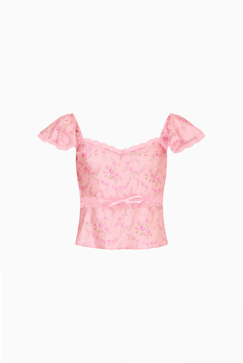 Tween Silk-Blend Lelani Top