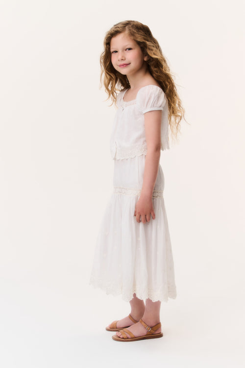 Little Girls Cotton Lace Leonna Top