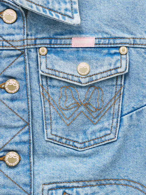 Wrangler x LoveShackFancy Denim Jacket