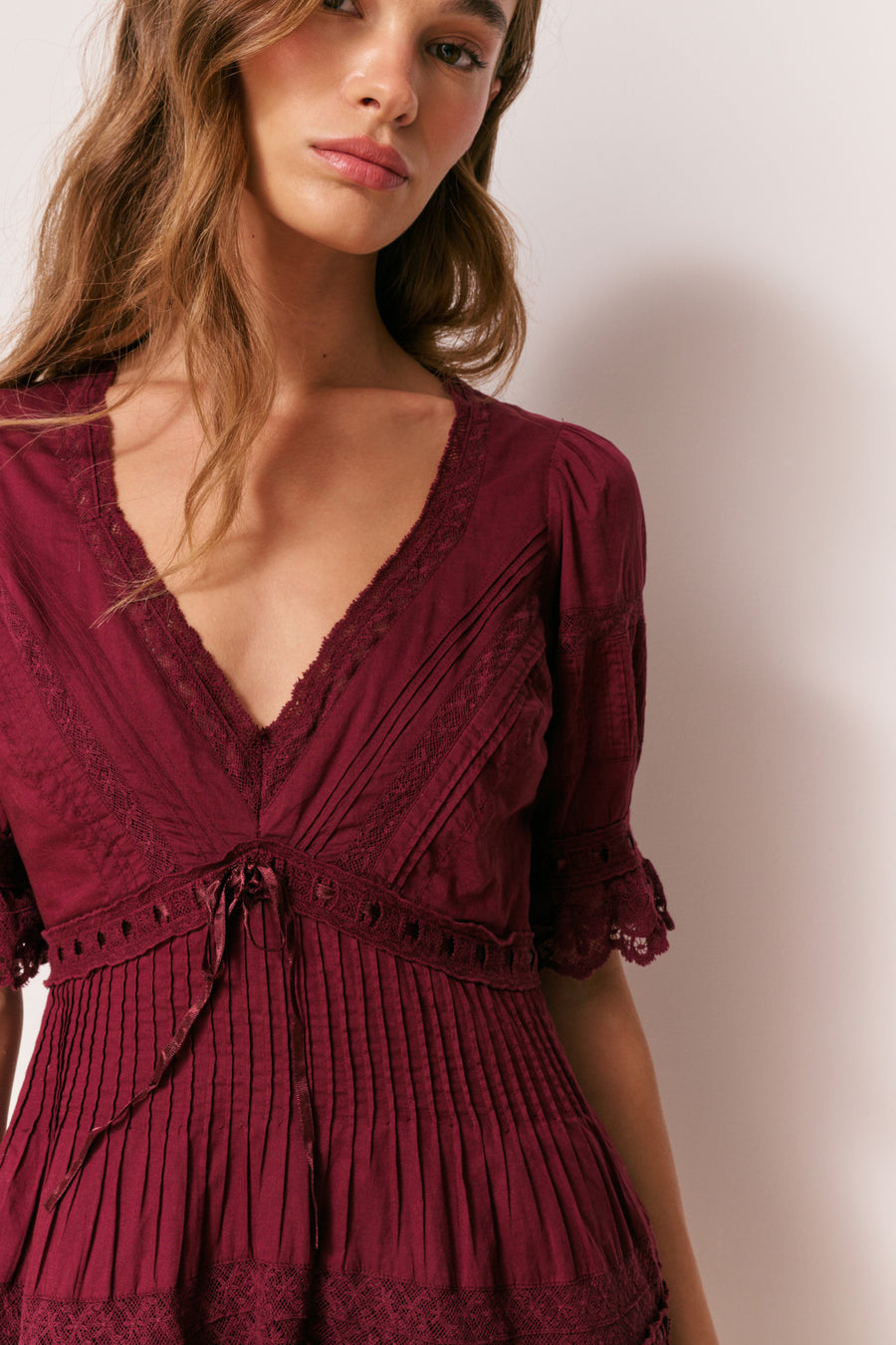 Lilias Cotton Mini Dress main image 0