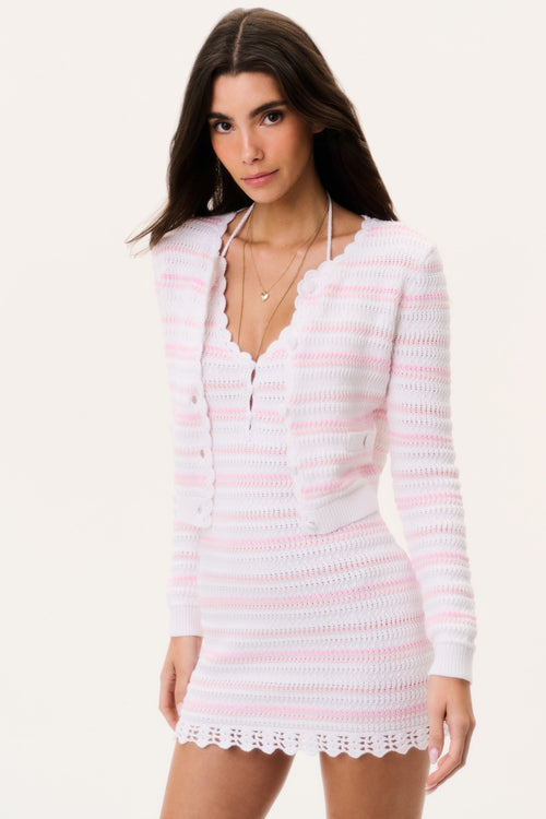 Dessa Cotton Crochet Cardigan