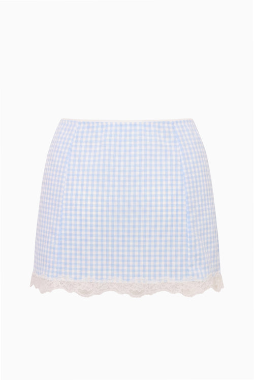 Lilosa Gingham Swim Skirt