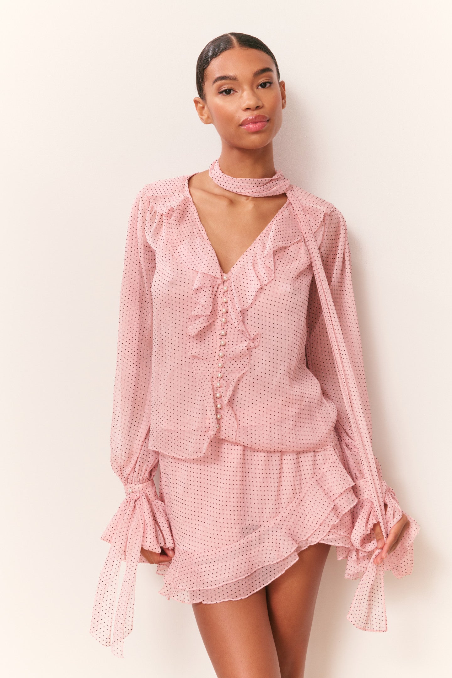 Women's Pink Designer Tops | LoveShackFancy