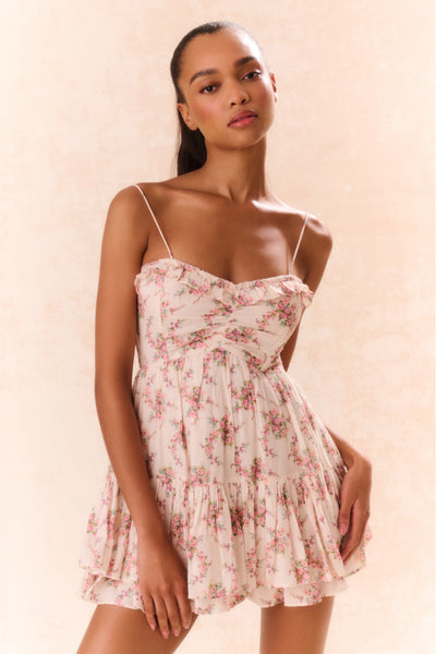Linny Floral Mini Dress | LoveShackFancy.com