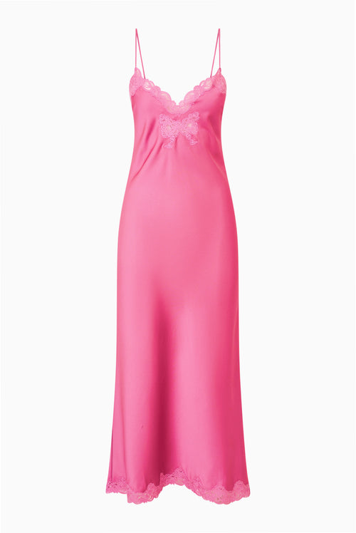 Lomira Lace Bow Maxi Dress