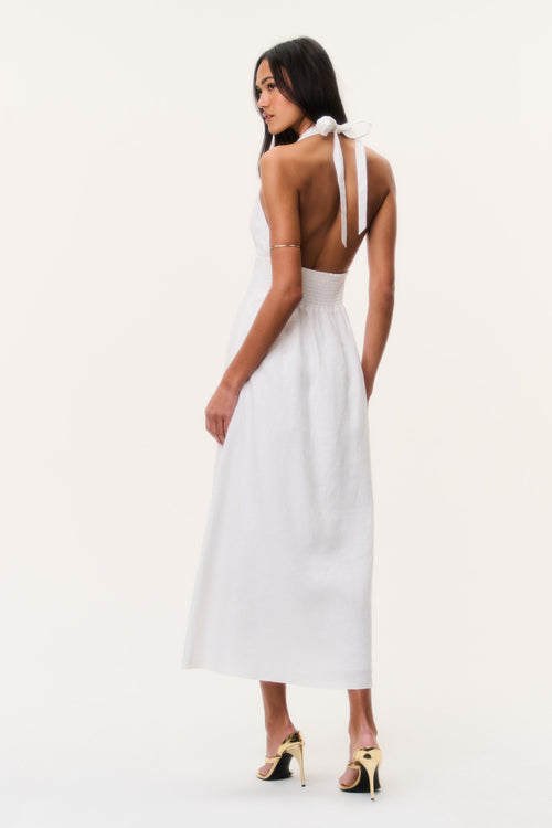 Lovis Linen Halter Maxi Dress