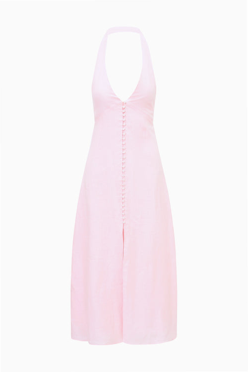 Lovis Linen Halter Maxi Dress