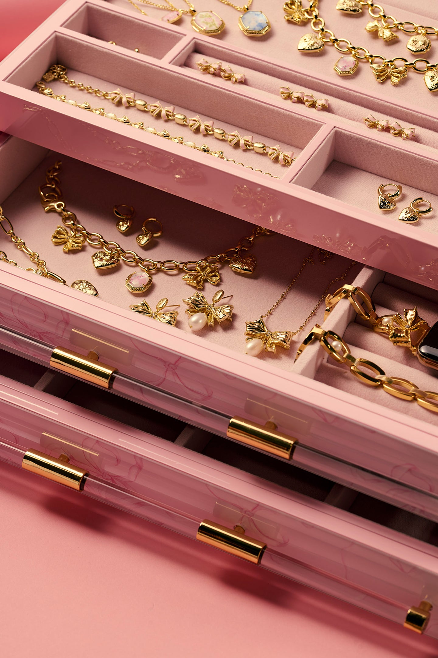 Kendra Scott x LoveShackFancy Large Glass Jewelry Box