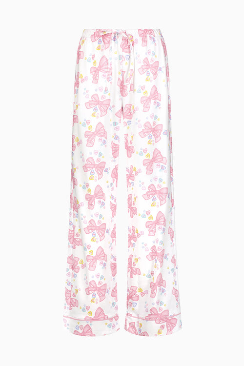 LoveShackFancy x Roller Rabbit Doily Beux Women's Long Sleeve Polo Pajama