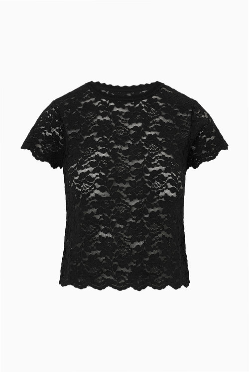 Lucas Stretch Lace Tee