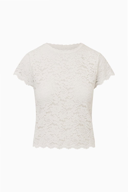 Lucas Stretch Lace Tee