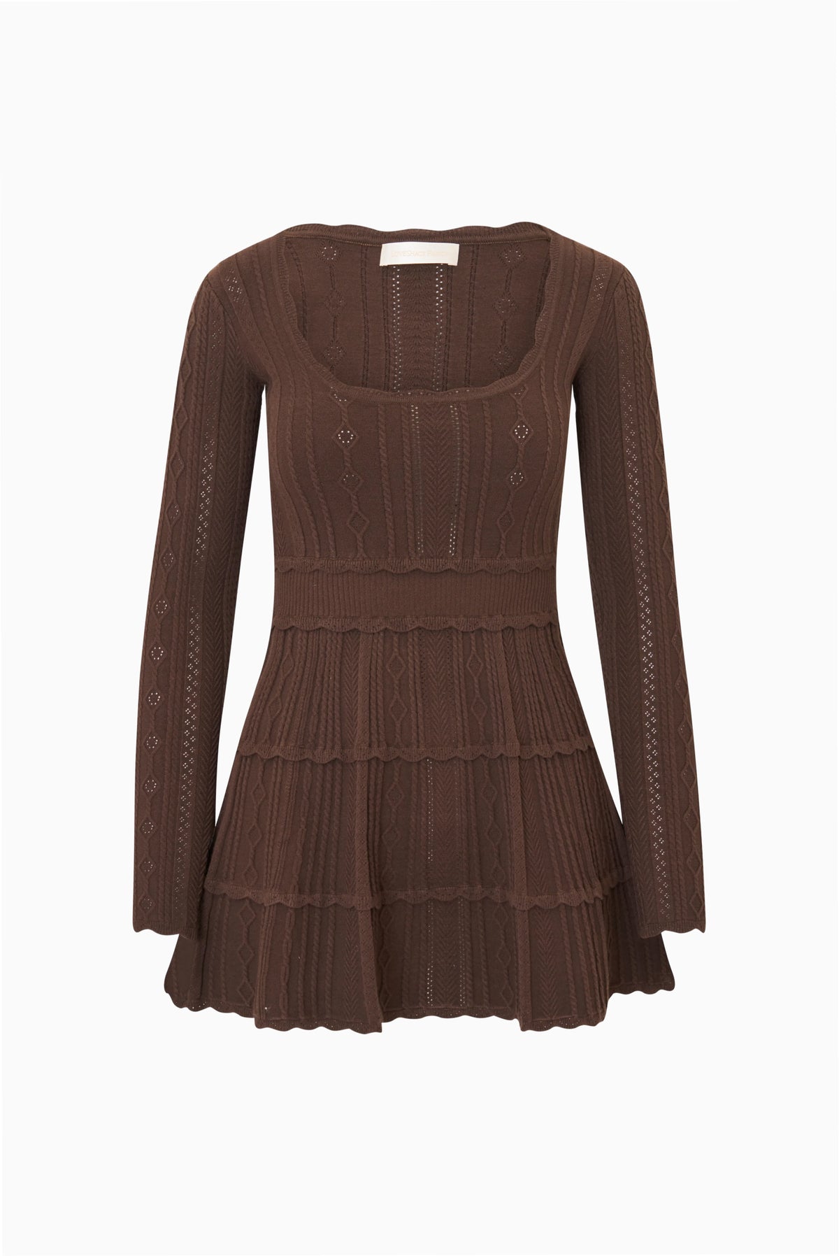 Lunelle Stretch Pointelle Mini Dress